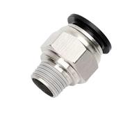 30/50/100PCS Pneumatic Connector External Thread - M5 1/8 1/4 3/8 1/2 01 02 Push Tube air Pipe Straight Through PC4 6 8 10 12mm(PC8-04,30pcs)