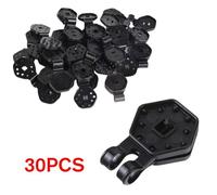 30/50/100pcs Shade Cloth Heavy Duty Lock Grip Greenhouse Shade Cloth Fix Clamp Clips Fabric Netting for Garden Clips Fence Tarp