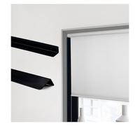 30 50 70 90 120 140 160 180 Cm Light Blocking Strips for Window Frame L Shape, Blockers Blinds Edges with Tape, 2 Pcs Gap Shades(2 pcs Black,130cm)