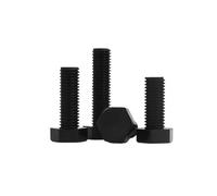 30-500pcs M5 M6 Nylon Black Hexagonal External Screw Plastic Insulated Bolt Length 8-100mm(15mm,M5-50pcs)
