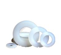 30~500pcs White Plastic Nylon Insulation Flat Washer Plane Spacer Gasket For Screw M2M2.5M3M4M5M6M8M10M12M14M16M18M20(M3x6x1mm-500pcs)