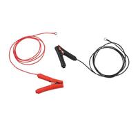 30-50A Alligator Clip Booster Jumper Cables 1.8m for 12V/24V Vehicles | Bare Copper Wire, Tinned Terminals, Outdoor Automotive Use