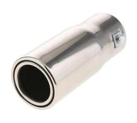 30-50mm Car Exhaust Tail Pipe Stainless Steel Carbon Car Silver Exhaust Tail Muffler Tip Pipes For Auto SUV Matte