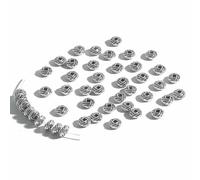 30-50pcs Antique Silver Color Rondelle Spacer Beads for Jewelry Making Beard DIY Earrings Necklace Bracelet Handmade Findings-50pcs_a
