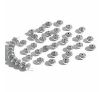 30-50pcs Antique Silver Color Rondelle Spacer Beads for Jewelry Making Beard DIY Earrings Necklace Bracelet Handmade Findings-30pcs_a