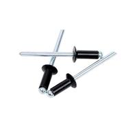 30/50pcs Black countersunk Blind Rivets Aluminium Rivet Open Type 3.2mm 4.0mm 4.8mm(4.8x16 Mm,30Pcs)