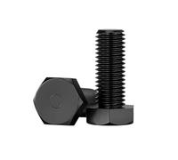 30/50pcs M3 M4 Black Nylon Plastic Insulated External Hex Hexagon Head Bolt Screw(12mm,M4x30Pcs)