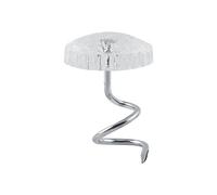 30/50PCS Twist Pin, Bed Skirt Screw Holder, Clear Head Upholstery Twist Pin, DIY Upholstery for Couch Chair Car Sofa Loose Drapery(50 PCs/Box)