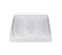 30.5cm Fillable Cardboard Letter Shaped Box Clear Cover Sweets Charcuterie Grazing Packaging (U)