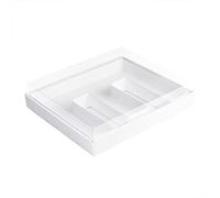 30.5cm Fillable Cardboard Letter Shaped Initial Box Clear Cover Sweets Charcuterie Grazing Packaging (E)