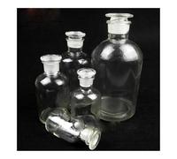 30/60/125/250/500/1000/2500ml Glass Narrow Mouth Bottle With Stooper Lab Chemistry Glassware(2500ml)