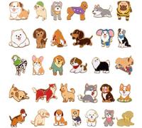 30/60 Pcs Cute Enamel Pins Bulk Lapel Brooch, approx. 0.79 inch, alloy | Plant Flower Animal Halloween Ghost Fall Pumpkin Christmas Cartoon Designs, for Backpack Hat Clothes, Brooch Jewelry Gift Set