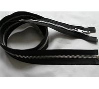 30" (76CM) YKK Open Ended Aluminium Metal Zips Zipper for Sewing and Crafts for Jeans, Jacket, Skirts, Trousers, Tops Pillow Case Art & Craft Projects X 1 (Black)