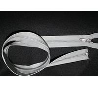 30" (76CM) YKK Open Ended Aluminium Metal Zips Zipper for Sewing and Crafts for Jeans, Jacket, Skirts, Trousers, Tops Pillow Case Art & Craft Projects X 1 (Grey)