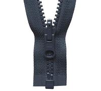 30"/ 76cm YKK Vislon Flip Over Zip: Dark Navy