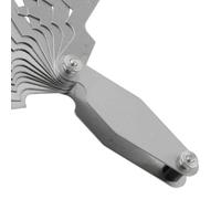 30° Acme Thread Gauge, TR30 Screw Pitch Measuring Tool 2P-20P, Stainless Steel Folding Blade for Metric Pitches 2-20mm
