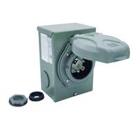 30-Amp Generator Inlet Box, NEMA L14-30P RV Generator Power Inlet Box, Indoor/Outdoor Waterproof Transfer Switch PB30 Inlet Box Plug, 4 Prong 125/250 Volts, Up to 7,500 Watts, ETL Listed