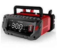 30 Amp Lithium Battery Charger,6V10A/12V30A/24V16A Lifepo4,Lead-Acid(AGM/Gel/SLA..) Smart Car Battery Charger,Battery Maintainer,Trickle Charger, and Battery Desulfator for Car,Boat,Motorcycle