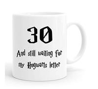 30 and Still Waiting for My Hogwarts Letter Mug,30th Birthday Gifts for Men,Funny 1992 30 Year Old Birthday Gifts 11 oz Coffee Mugs for Him, Friend, Dad, Brother, Husband, Grandpa, Coworker