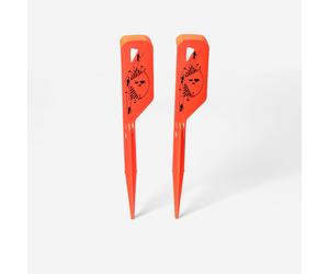 30° Angle Plastic Marker Pegs X2 - Orange