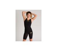 (30) Arena Women Powerskin Carbon Air² Swimsuit Closed Back Kneesuit Black-Gold