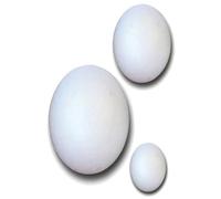 30 Assorted Polystyrene Eggs