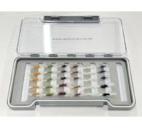 30 Barbless Shipman Buzzers - Boxed Set, Mixed size and colours, Best buzzer Flies.