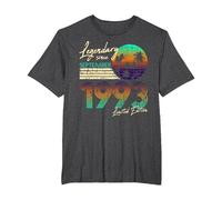 30. Birthday Legendary Since September 1993 T-Shirt, Men's Big and Tall, Dark Heather Grey, 4X Tall