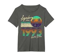 30. Birthday Legendary Since September 1993 T-Shirt, Women's Plus, Asphalt Grey, 6X