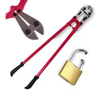 30" Bolt Cutters Heavy Duty - 900mm Carbon Steel Wire & Cable Cutter, Hardened Heat-Treated Blades for Chain, Padlock, Rebar, Fence & Metal Rod - Professional Industrial Strength Croppers