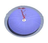 30" Christmas Tree Skirt â€“ Solid color circle Print Holiday Party Mat for Xmas Home Decor, Outdoor Indoor Festive Ornaments