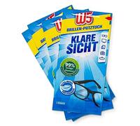 30 CLEANING WIPES W5 Suitable to Clean glasses, cameras, binoculars, car mirrors, helmet visors, computer screens, televisions, mobile phones iphone Android