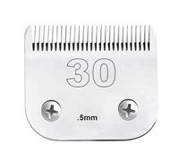 #30 Clipper Blade Dog Grooming Compatible with Andis Clippers Carbon Infused Steel Detachable Ceramic Sharp Edge Also Compatible with Wahl/Oster Dog Clippers