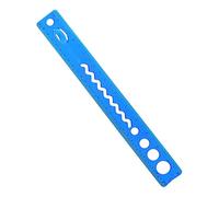 30 cm / 12 inch premium rulers, bendy, flexible rubber rulers, foldable, shutterproof rulers, 12 inch rulers for school, classroom or office (blue)