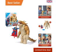 30-cm Kaiju & 15-cm Superman Action Set with Slime - Perfect Gift for Kids