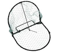 vidaXL - Humane Live Bird Trap, Versatile Use for Gardens and Farmlands, Durable Cold Drawn Steel, Green, Lightweight, and Foldable
