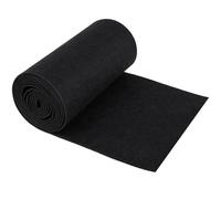 30 cm x 4 m Black Craft Felt Fabric, Soft Wool Felt Sheets 3mm Thick Felt Roll Polyester Felts for Crafting DIY Arts Decorations Quilting Sewing Garments