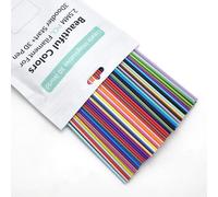 30 Colors 300PCS 3D Pen Filament Refill for 3doodler Start 3D Pen,2.5mm PCL Low Print Temperature Refills,Contains 5 Fluorescent Colors
