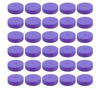 30 Count Cloning Collars Soft Breathable Sponge Fit Net Cups Plant Propagation Starting Germination 8 Spoke Pre Slit Design 40 x 19 mm Reusable Water Resistant Structure(Purple)