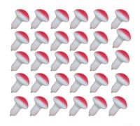 30 Count Mushrooms for Creating Seasonal Table Settings Nature-Inspired Mood Boards and Visual Planning (red)