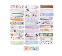 30 Counts Cartoon Kitten Puppy Bookmarks Scrapbooking Supplies for Student Adult Children Journaling Art Craft Project Pet Schedule Planner
