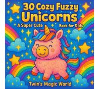 30 Cozy Fuzzy Unicorns: A super cute coloring book for kids