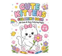 30 Cute & Easy Kitten Coloring Pages