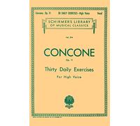 30 Daily Exercises, Op. 11 - High Voice.
