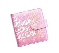 30 Day Challenge Envelope Binder, Money Saving Challenge with 30 Envelopes - Book Savings Challenges | Savings Book for Financial Planner, Money Envelopes for Storing Cash, Tracking