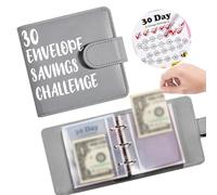 30 Days Mini Money Saving Binder,30 Envelope Saving Challenge Binders,Money Savings Challenges Books,Budgets Planner Book,Cash Envelopes and Expense Budget Sheets for Budgeting