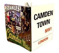 (30+ Designs) Passport Cover Holder Protector Wallet Case Mens Womens for Travel Holiday & Luggage Tag Options (Camden Town)