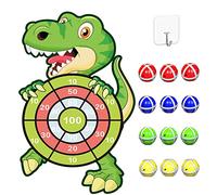 30" Dinosaur Toys for Boys, Dart Board Kids Toys 3-8 Year Old Boys with 12 Sticky Balls Boys Toys for 4-9 Year Old Kids Birthday Gifts Xmas Stocking Fillers for Boys Age 3-9Dinosaur Gifts Garden Games