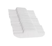 30 Disposable Neck Collar Sweat Pads Shirt Collar Protector Absorbing Liners for Men and Women Comfortable 9.84 Inch