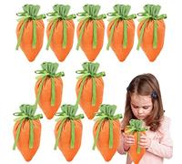 30 Drawstring Bags Set,Easter Velvet Bag,Easter Basket Carrot Favor Bag,Velvet Bag For Easter,Easter Carrot Velvet Jewelry Basket Easter Basket Bunny Favor Bag Treat Bags Candy Wrap Bags